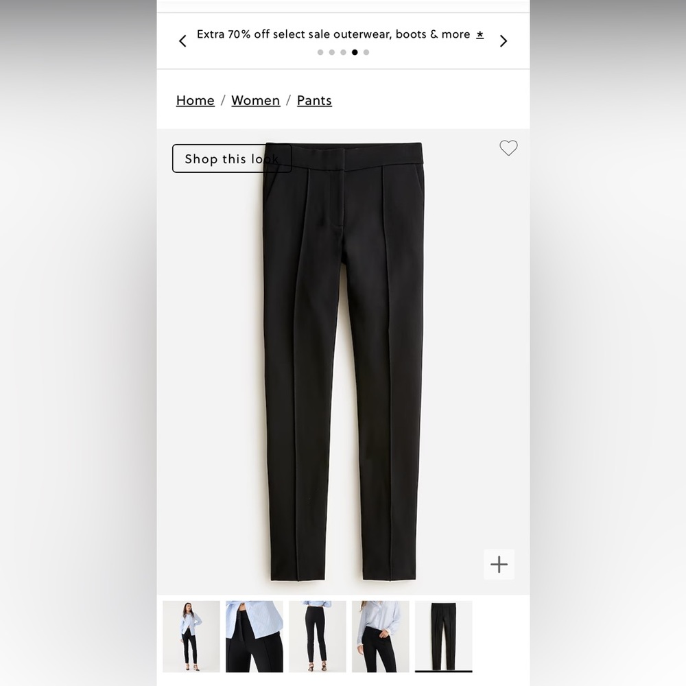 J Crew Italian Ponte Pants- New with tags on
